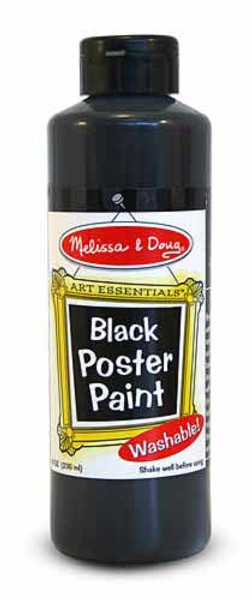 Black Poster Paint