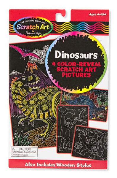 Scratch Art® Color-Reveal Pictures - Dinosaurs
