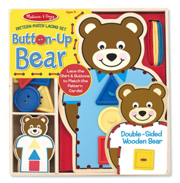 Pattern-Match Lacing Set - Button-Up Bear