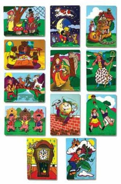 Fairy Tales & Nursery Rhymes Puzzle Set 1