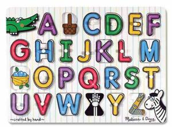 See-Inside Alphabet Peg Puzzle - 26 pieces