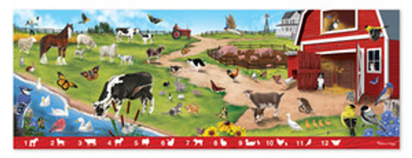 Sunny Hill Farm Search & Find Floor Puzzle - 48 pieces