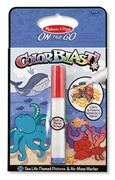 Sea Life Colorblast Book - ON the GO Travel Activity