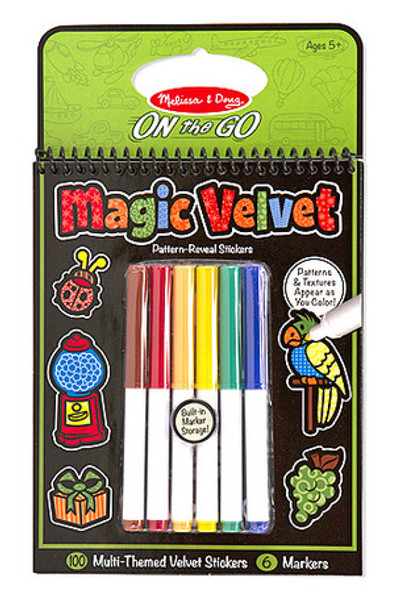 Magic Velvet Sticker Book - ON the GO Travel Activity