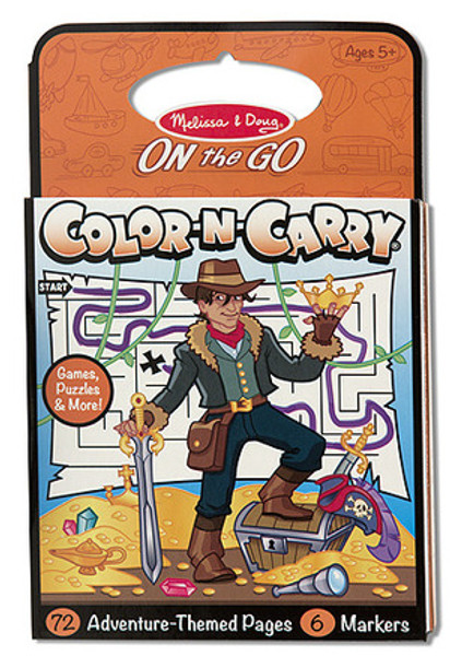 Color-N-Carry: Adventure - ON the GO Travel Activity