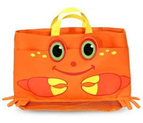 Clicker Crab Kids' Beach Tote Bag