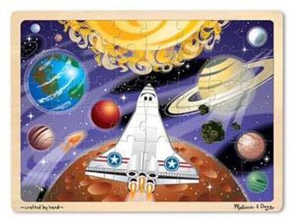 Space Voyage Wooden Jigsaw Puzzle - 48 Pieces