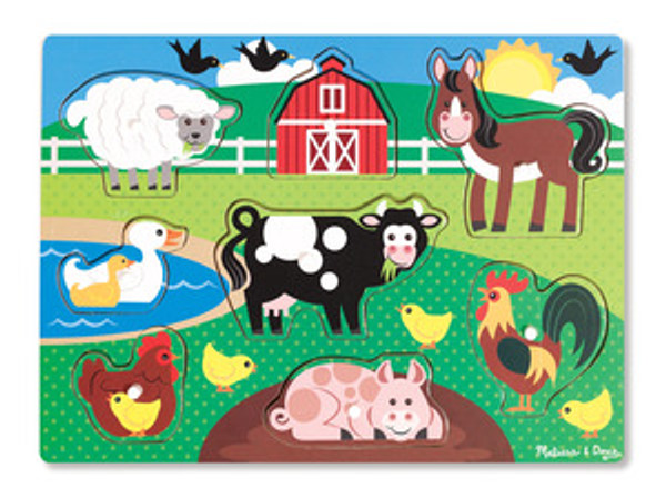 Farm Peg Puzzle - 8 pieces