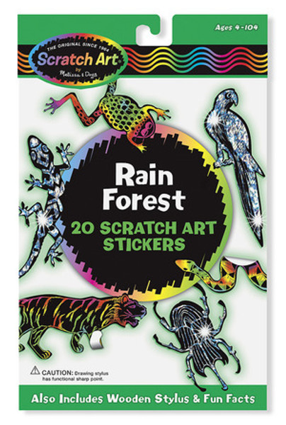 Scratch Art® Rainforest Stickers