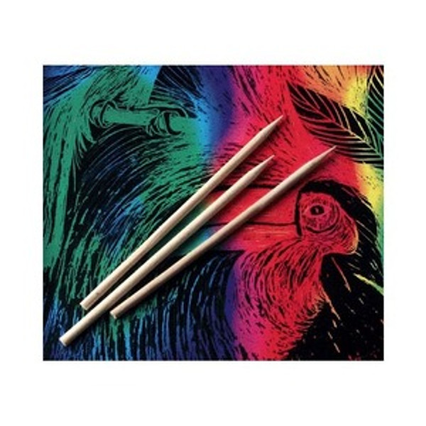 Scratch Art 25 Wood Stylus Tools