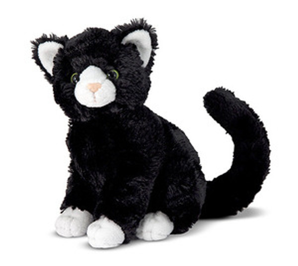 Midnight Black Cat Stuffed Animal