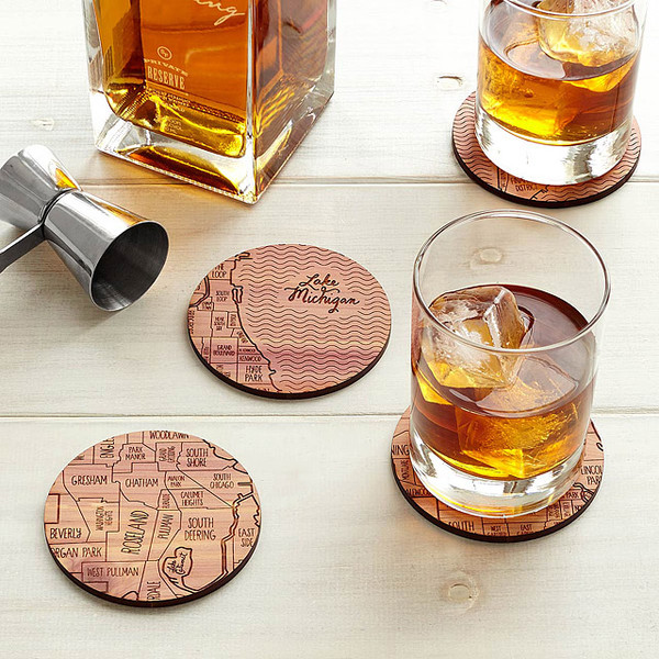 Neighborwoods Map Coasters