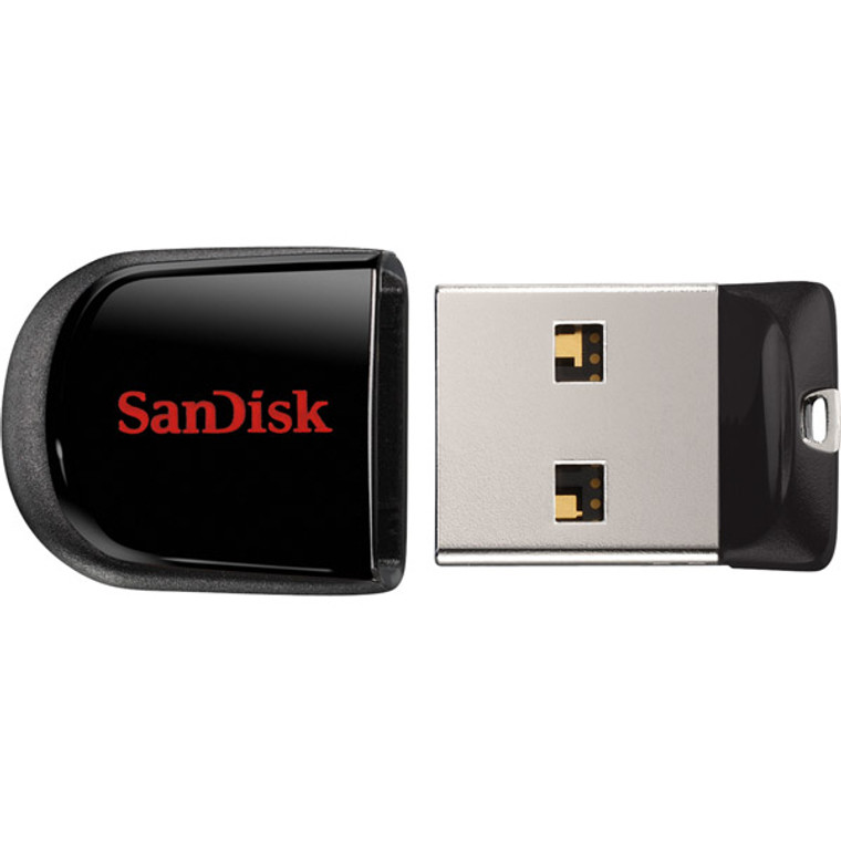 Cruzer Fit USB 2.0 Low-Profile Flash Drive - 16GB