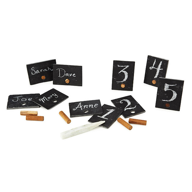 Slate Place Card Set