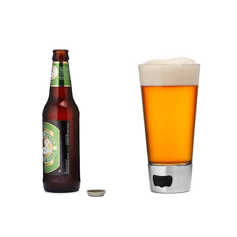 Beer Opening Glass