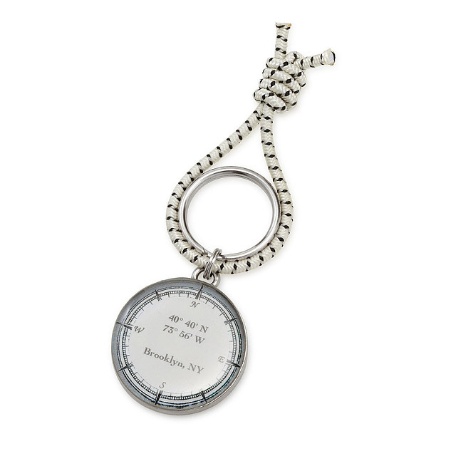 Custom Latitude Longitude Keychain