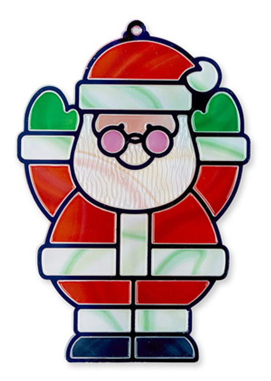 Stained Glass Made Easy - Santa & Tree Ornaments