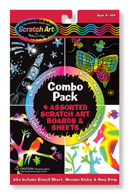 Scratch Art® Combo 4-Pack