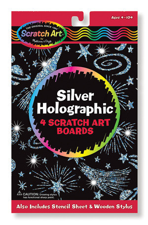 Scratch Art® Silver Holographic Pack