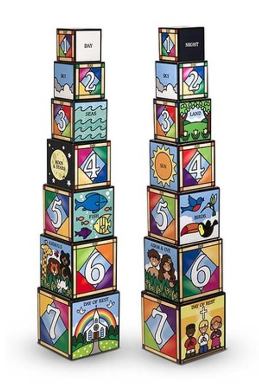 Days of Creation Stacking and Nesting Blocks