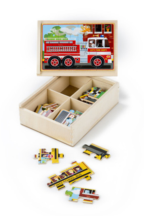 Vehicles Jigsaw Puzzles in a Box