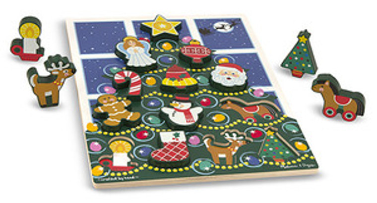 Christmas Tree Chunky Puzzle - 13 Pieces