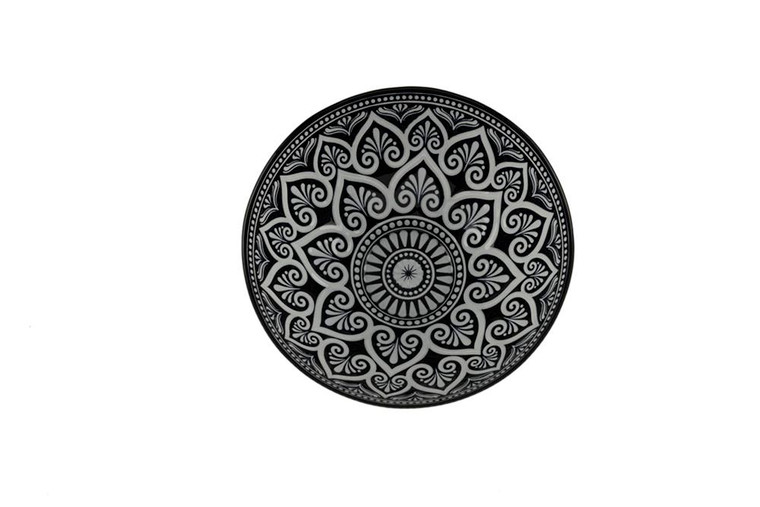 Tunis Serving Bowl, Black