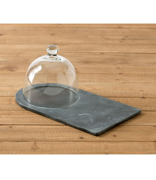 Piedmont Slate Cheese Board With Cloche