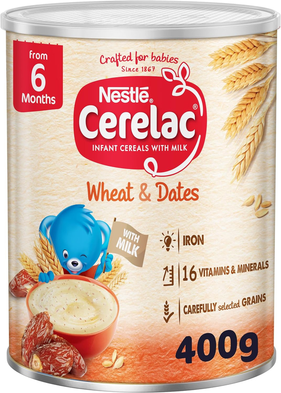 Nestle Cerelac Wheat Dates 400g deliver2mum - Main Image