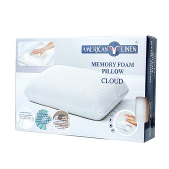 Brand New Product Picture of American Linen Protective Orthopedic Cloud Classic Pillow Memory Foam that listed on Deliver2mum.com