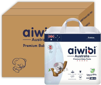 main image of aiwibi premium baby pant diaper size 6 xxl for 15 to 21kg 4x36 pcs