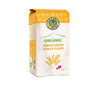 main image of organic larder whole grain organic wheat flour 1kg