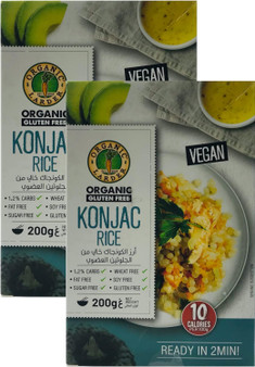 main image of organic larder konjac rice 200g