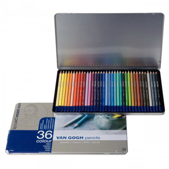 main image of the main image of van gogh colour pencils advanced set with 36 colours.