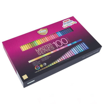 main image of the main image of master art premium grade coloured pencils set of 100colors.