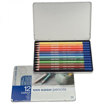 main image of the main image of van gogh colour pencils starter set with 12 colours