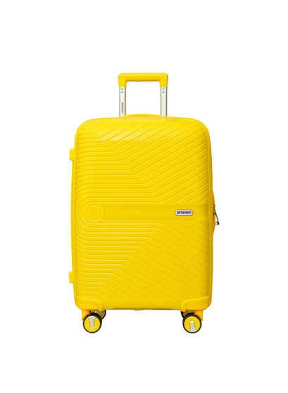 main image of british tourister polypropylene spinner carry-ons small luggage trolley 20 inch yellow 