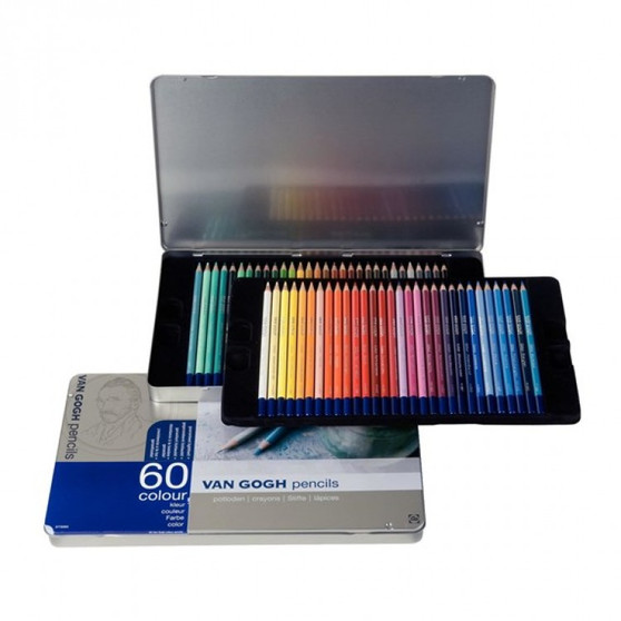 main image of the main image of van gogh colour pencils complete set with 60 colours.