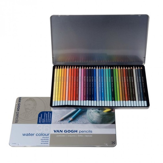 main image of the main image of van gogh watercolour pencils advanced set with 36 colours