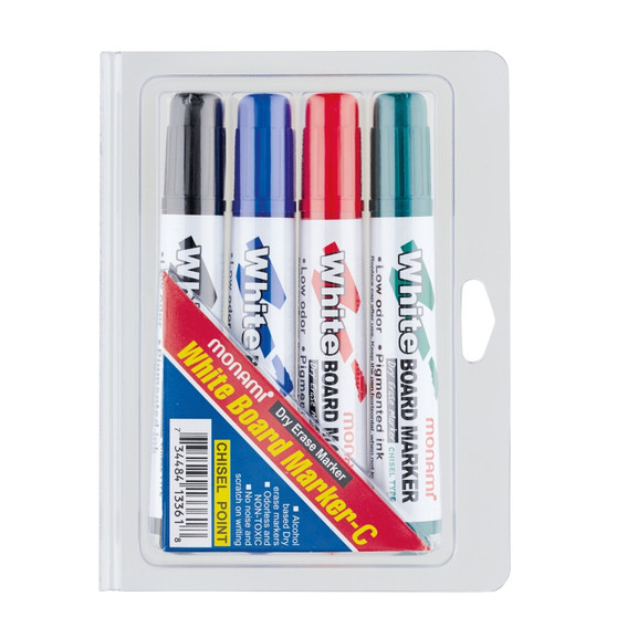 main image of the main image of monami white board marker 4pcs/set