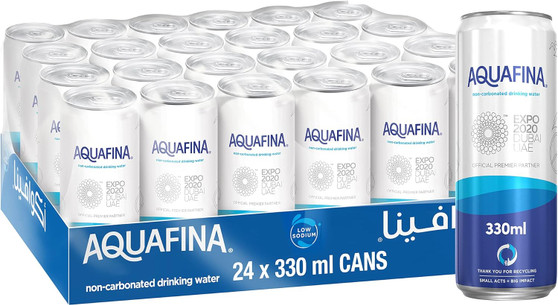 Aquafina Eco-Can 330ml pack of 24 cans