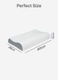 thirdth image of specialty medical cervical sleeping orthopedic memory foam ergonomic contour pillow for neck and shoulder support pain relief