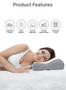 main image of specialty medical cervical sleeping orthopedic memory foam ergonomic contour pillow for neck and shoulder support pain relief