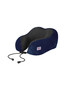 second image ofthirdth image of memory foam travel neck pillow purple heart color best airplane neck pillow