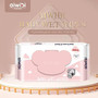 fifth image of aiwibi baby wet wipes unscented pink pack 100% skin-friendly 80 pcs