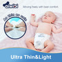 thirdth image of aiwibi ultra-thin premium baby diapers size s for 3 to 6 kg 72 pcs.