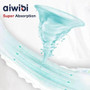 fourth image of aiwibi disposable breathable baby pants diaper size m for 6 to 11kg 26 pcs