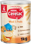 main image of nestle cerelac infant cereals with iron + wheat & fruits from 6 months 1kg