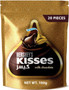 main image of hershey's kisses, milk chocolate, 100 g