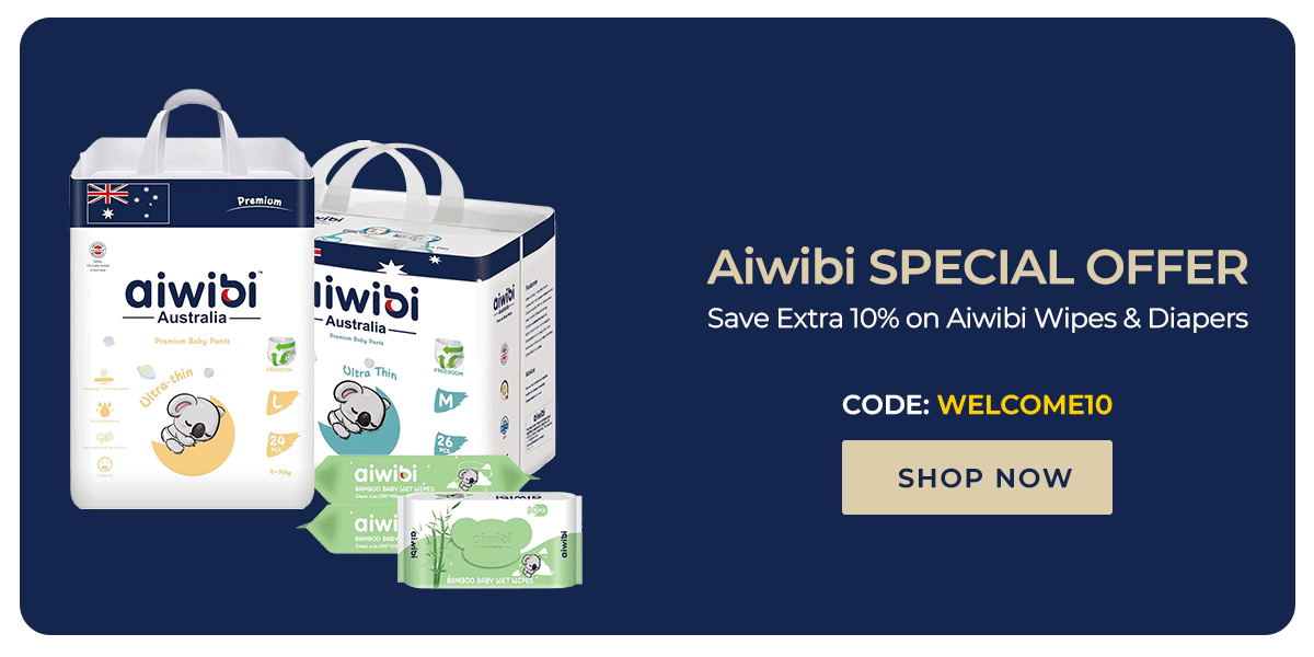 Aiwibi Diapers offer 10% off on deliver2mum.com